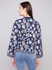 Lucy Crew Neck Jaquard Sweater
