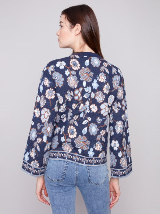 Lucy Crew Neck Jaquard Sweater