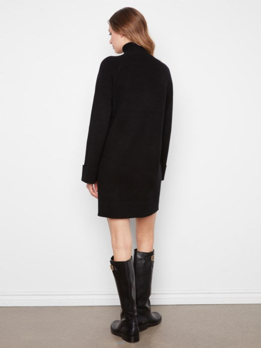 Mock Neck Sweater Dress