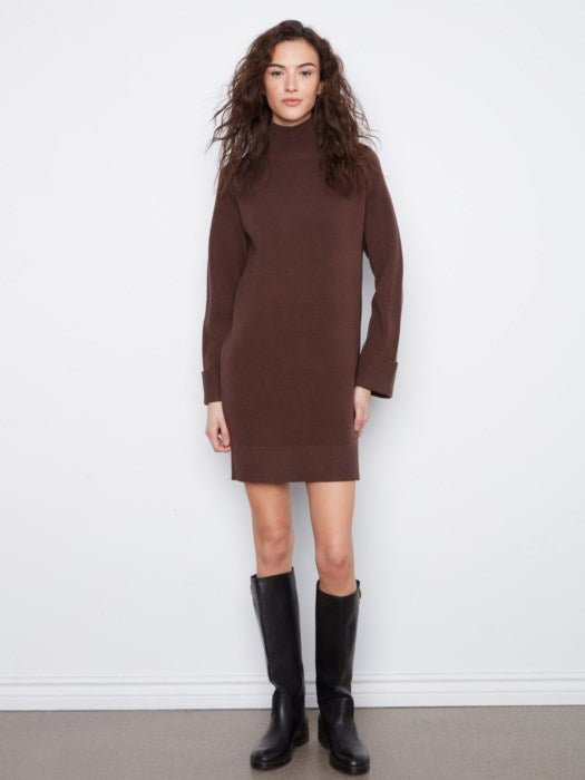 Mockneck Sweater Dress