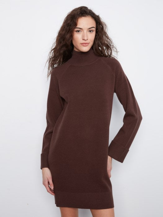 Mockneck Sweater Dress