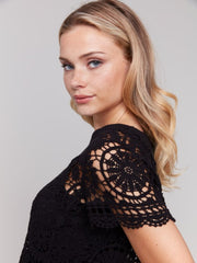 Charlie B Crochet Bolero Josie Top