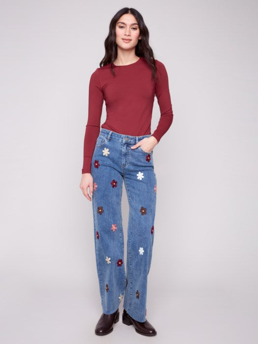 Allover Flower Denim
