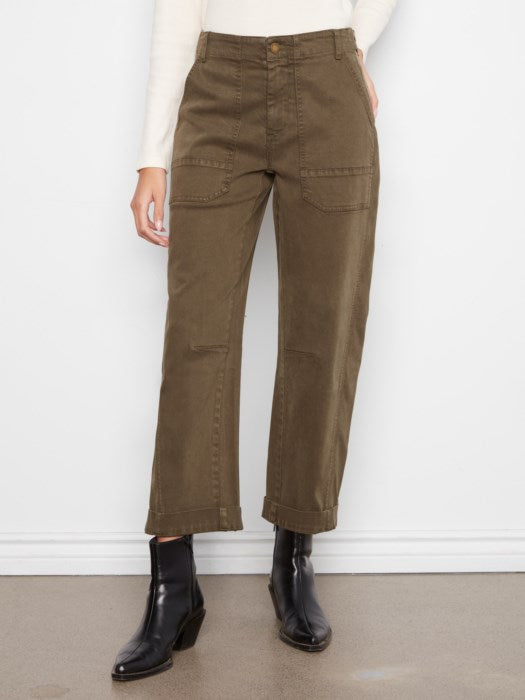 Charlie B Olive Twill Denim