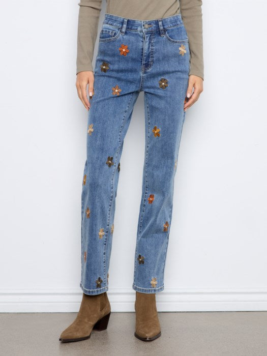 Charlie B Embroidered Denim