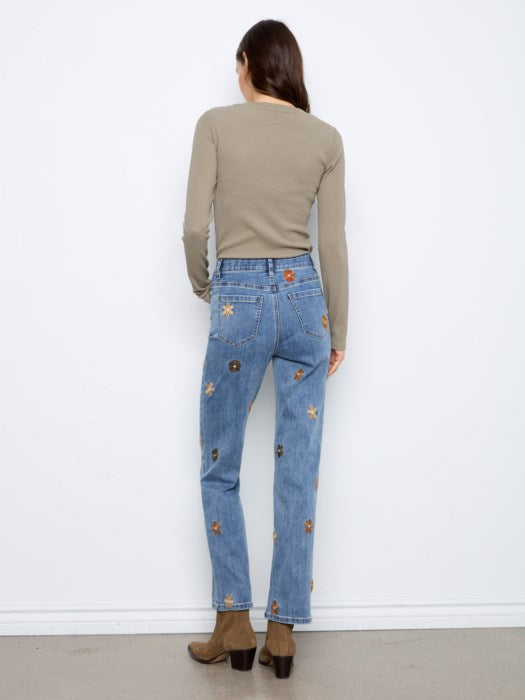 Charlie B Embroidered Denim