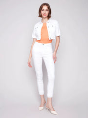 Charlie B Cropped Denim Jacket