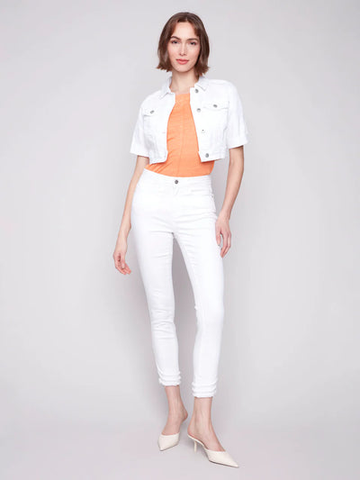Charlie B Cropped Denim Jacket