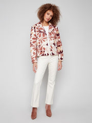 Sherpa Flocked Fleece Jacket