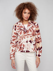 Sherpa Flocked Fleece Jacket