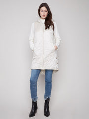 Pearlized Quilted Vest