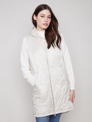 Pearlized Quilted Vest