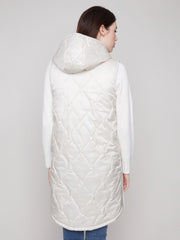 Pearlized Quilted Vest