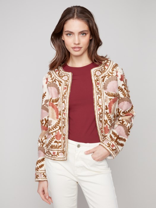 Embroidered Cotton Jacket