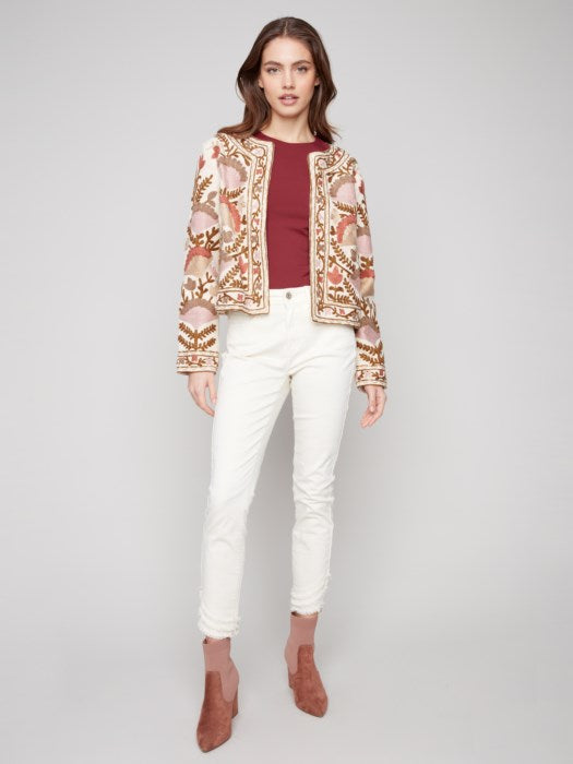 Embroidered Cotton Jacket