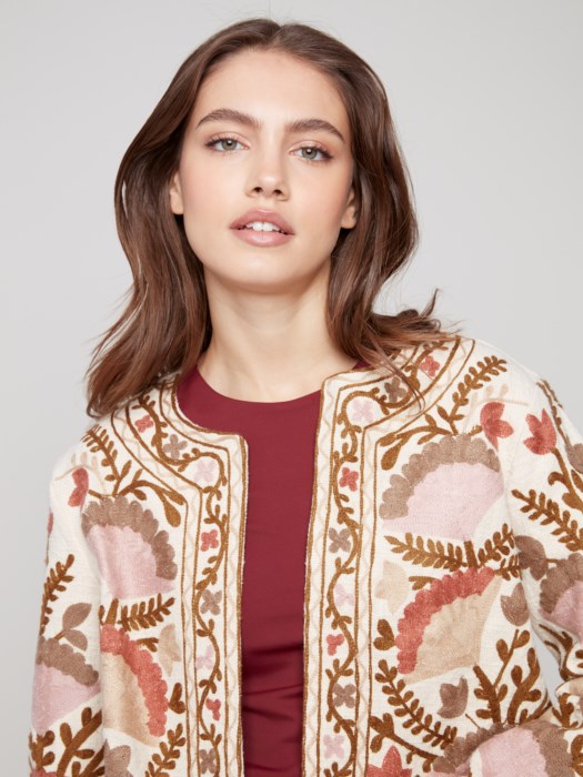 Embroidered Cotton Jacket