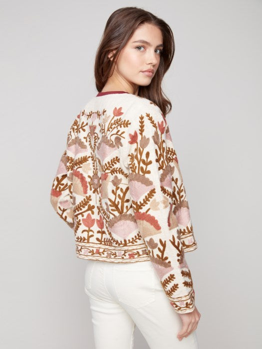 Embroidered Cotton Jacket