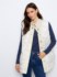 Irridescent Printed Reversible Quilted Vest