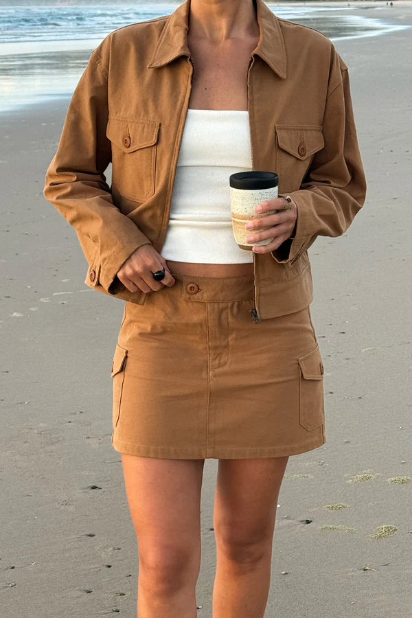UTILITY MINI SKIRT