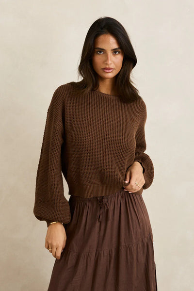 BALLOON SLEEVE SWEATER