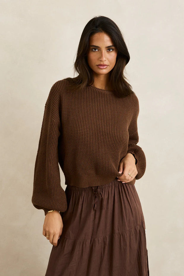 BALLOON SLEEVE SWEATER