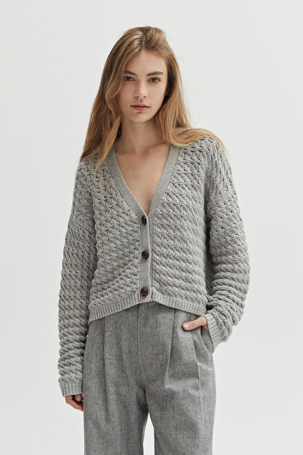 PRESLEY TEXTURED CARDIGAN – Paperdoll Boutique