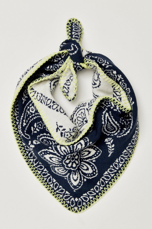 Carmen Knitted Triangle Scarf