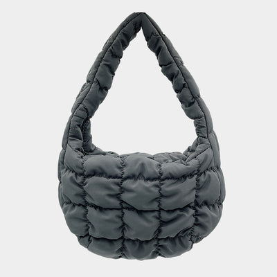 QUILTED PUFFER SHOULDER BAG