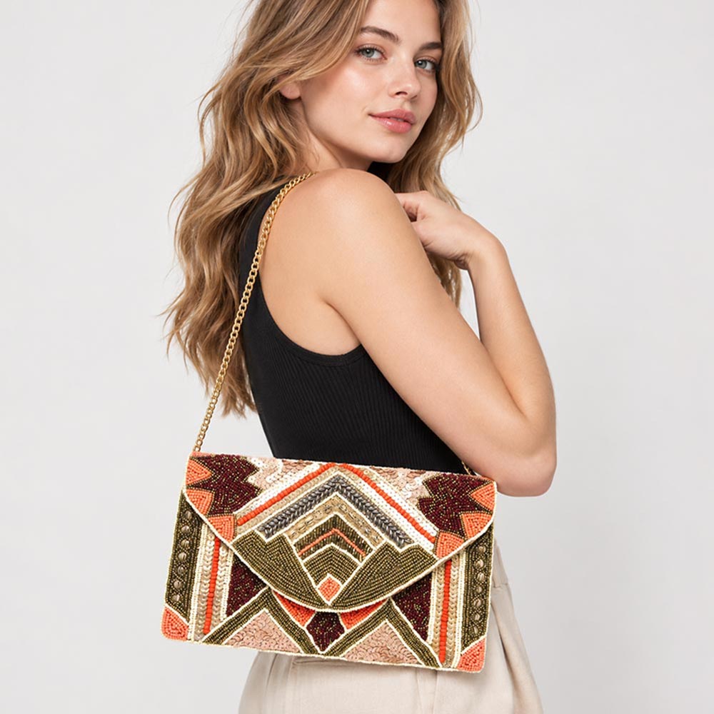 Beaded Clutch Purse