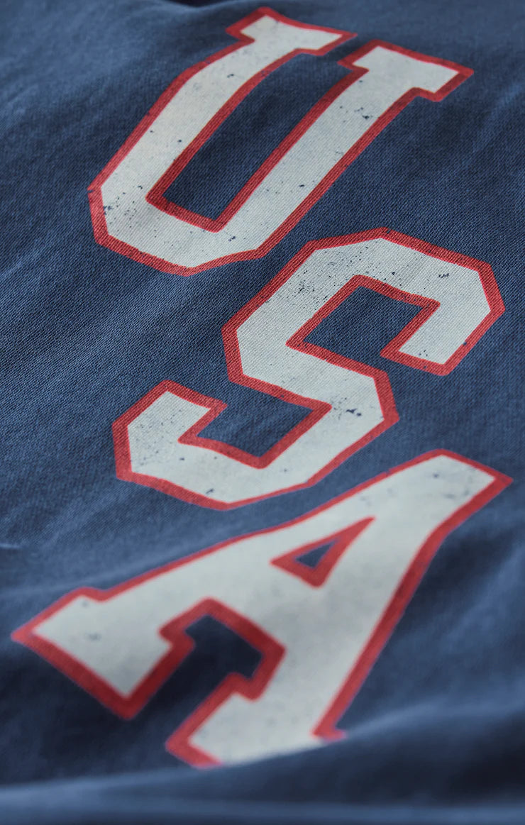Z Supply Americana Boyfriend Sweatshirt