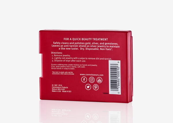 CONNOISSEUR JEWELRY CLEANING WIPES