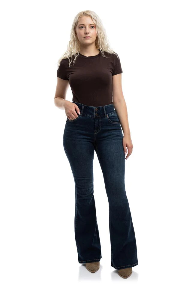 READYMADE DENIM FLARE 34×31 Women's Flare Jeans | Medium blue | Diesel 1978 D-Akemi