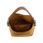 HOBO RICH FAUX SUEDE HANDBAG