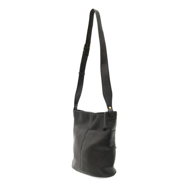 Bindi Front Slip Pocket Bucket Crossbody Bag