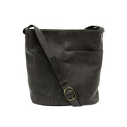 Bindi Front Slip Pocket Bucket Crossbody Bag