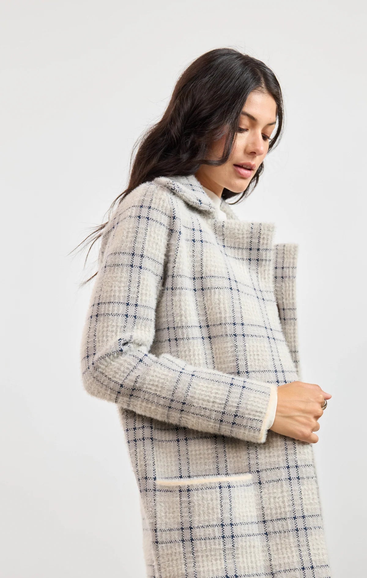 Marlo Plaid Coat