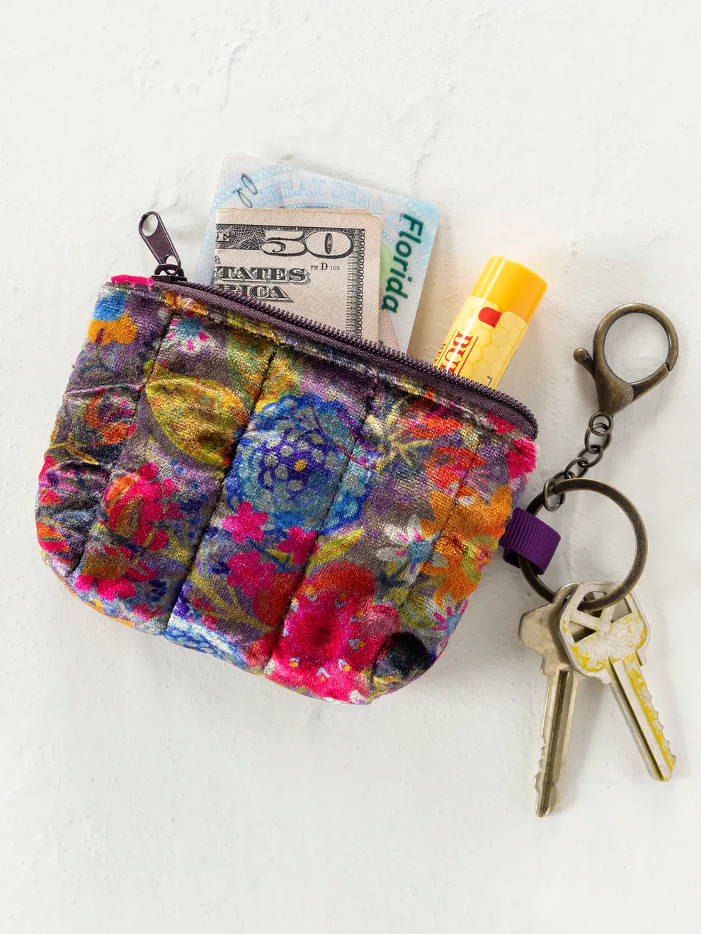 Mini Velvet Puffy Coin Purse