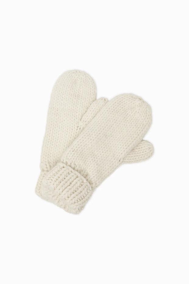 CHUNKY KNIT MITTEN