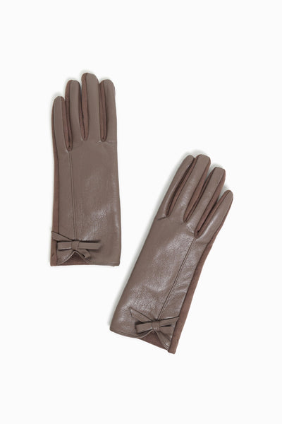BOW DETAIL GLOVES