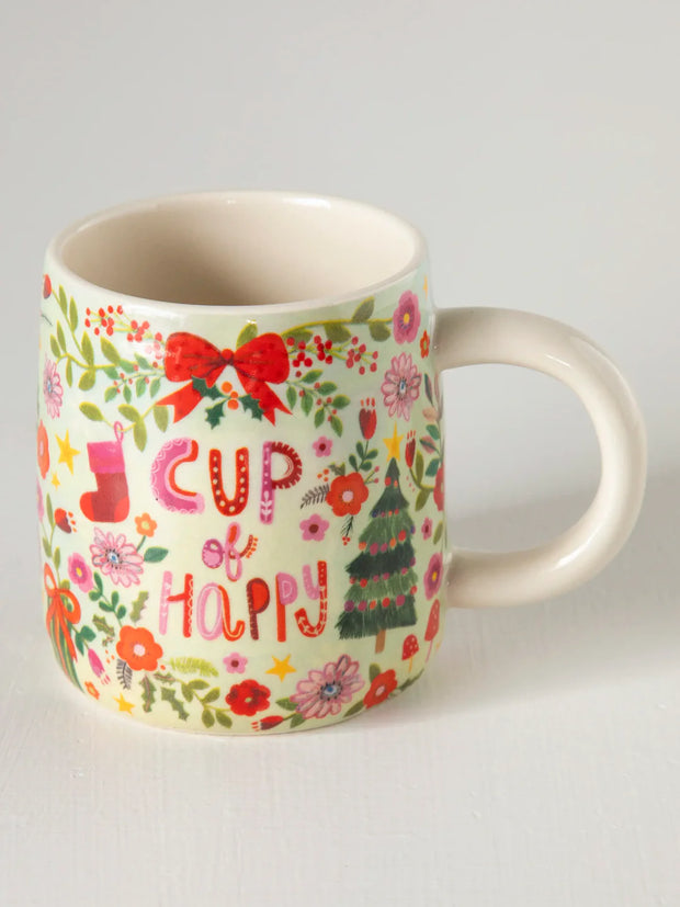 HOLIDAY STONEWARE MUG