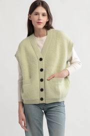 BOUCLE KNIT VEST