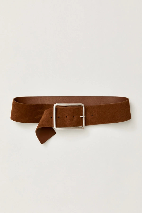 Free People Suede Hex Hip Belt