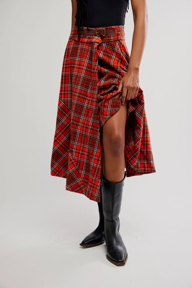 Free People Take Me Along Circle Skirt