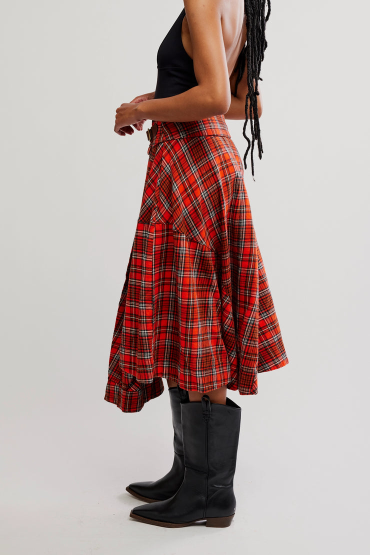 Free People Take Me Along Circle Skirt