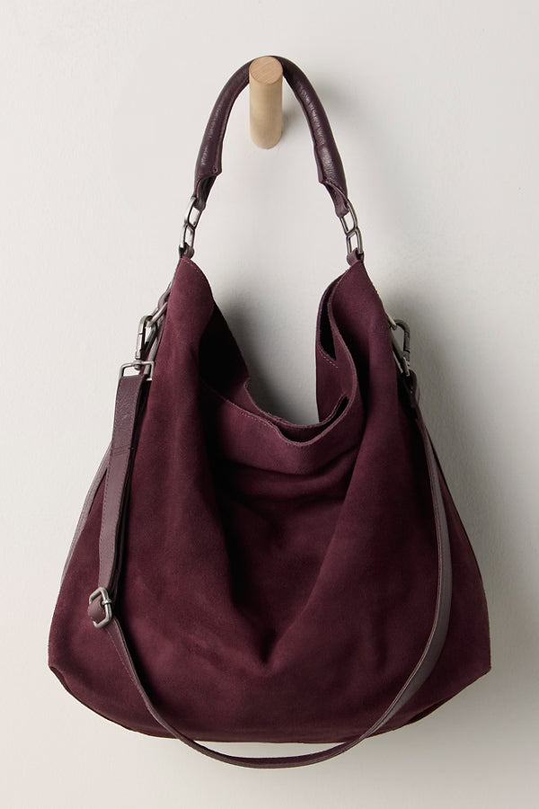 Free People Suzie Suede Slouch Tote