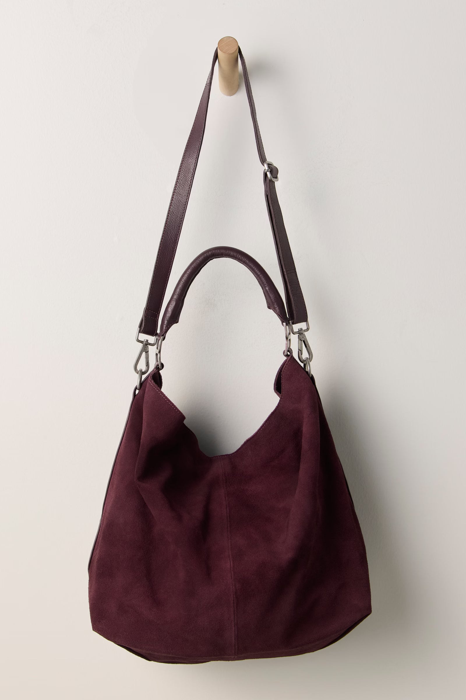 Free People Suzie Suede Slouch Tote