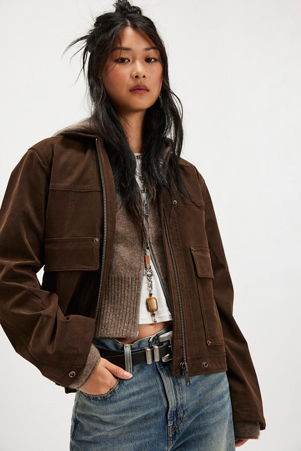 Blair Vegan Suede Jacket