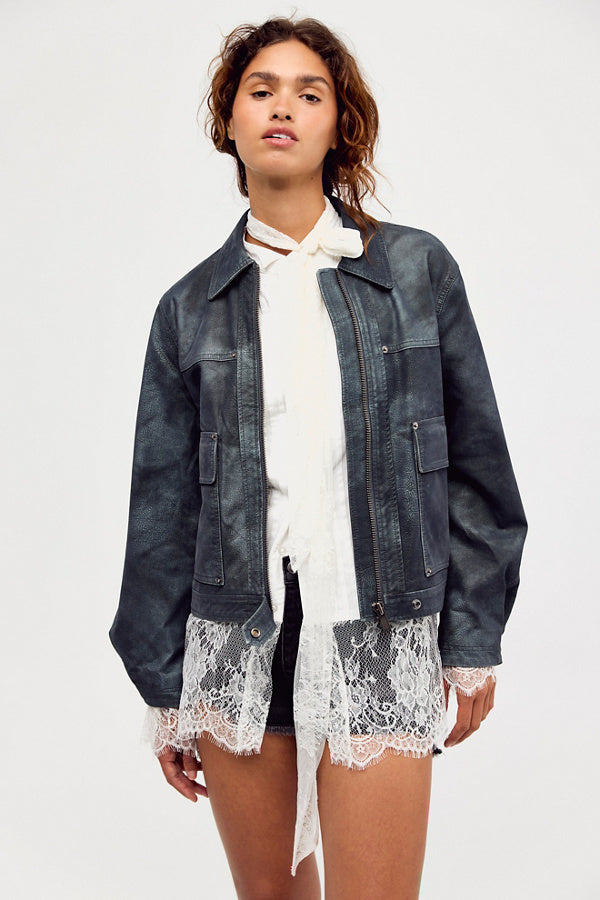 Blair Vegan Suede Jacket