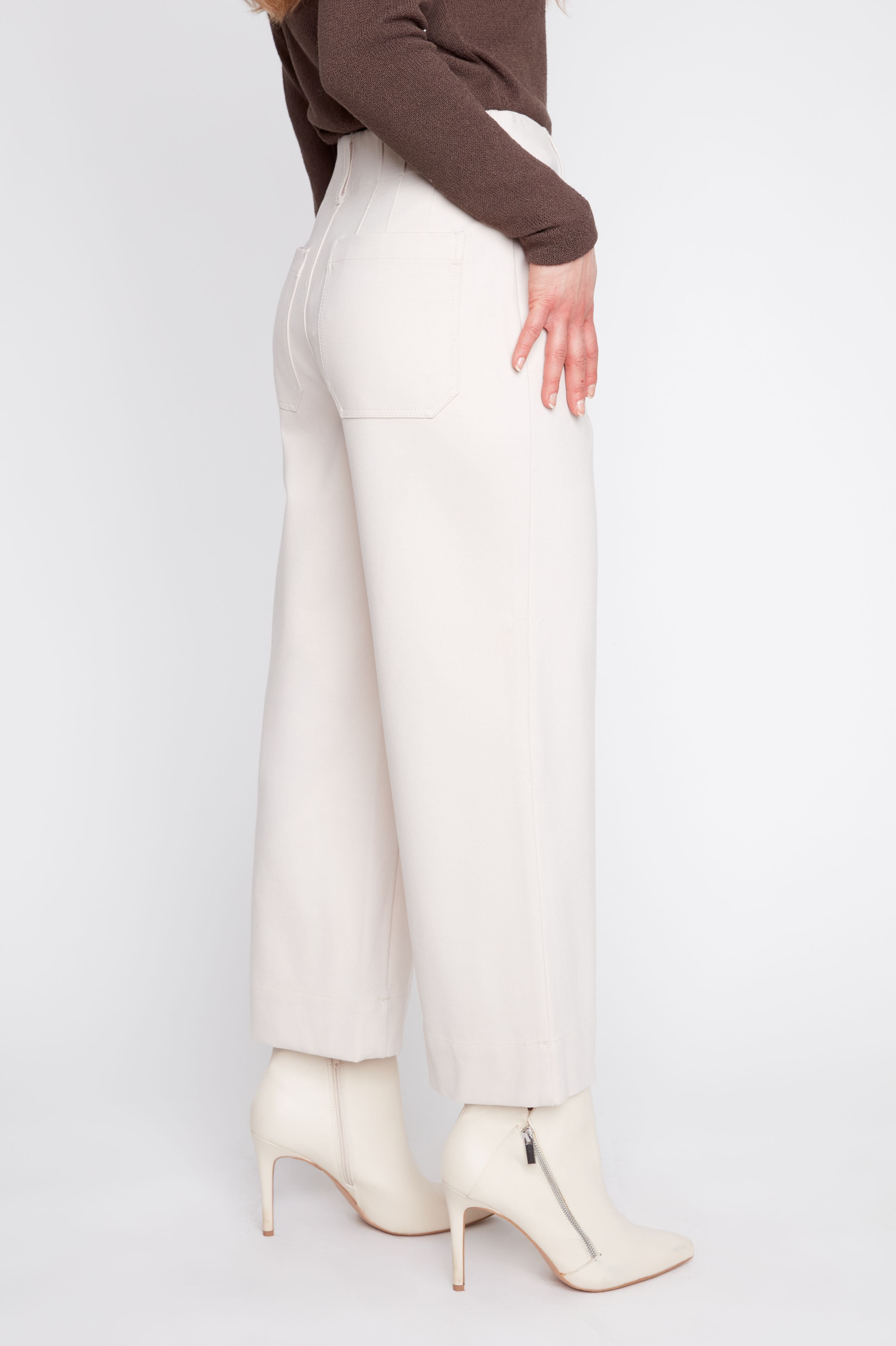 Renuar Knit Wide Leg Pant