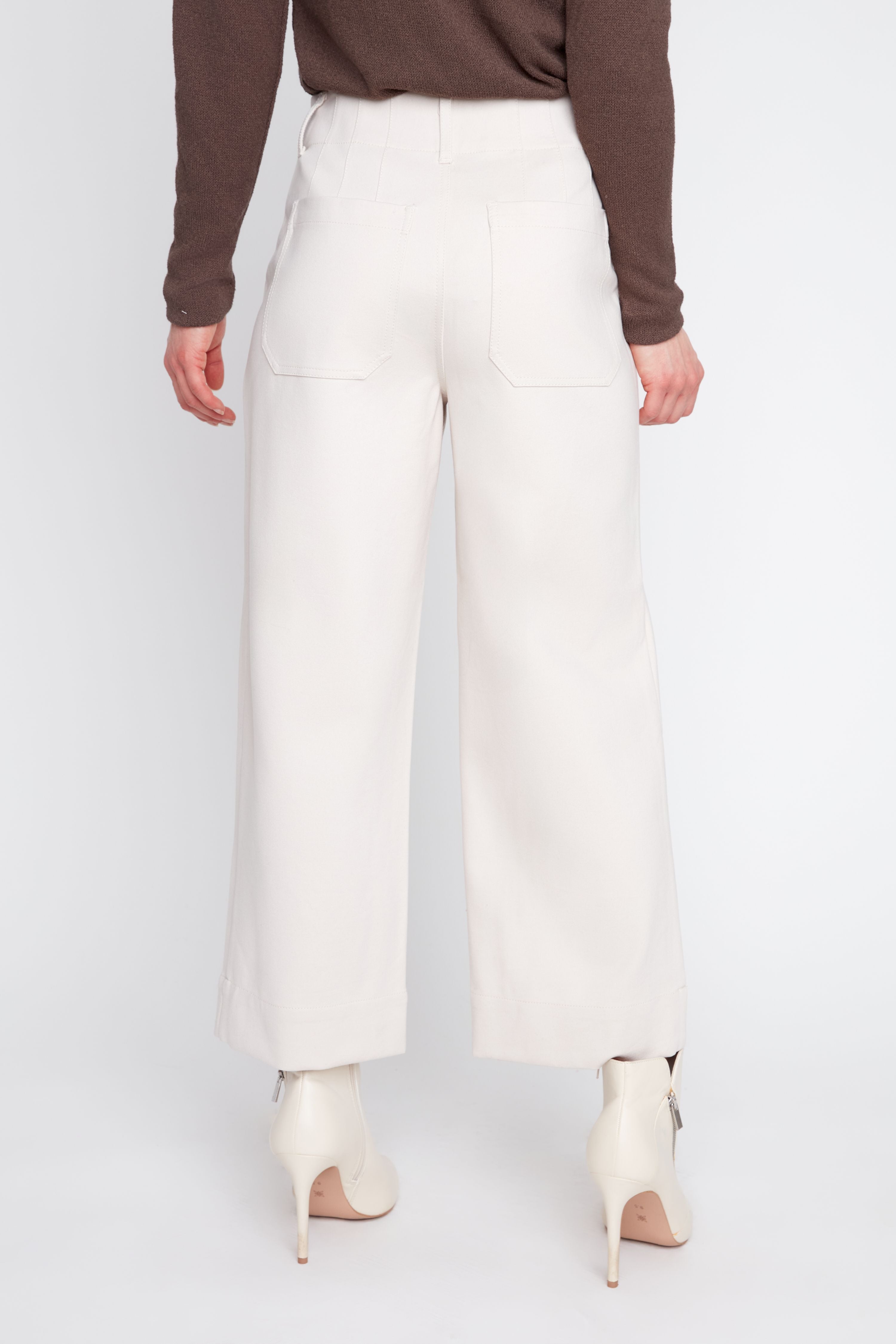 Renuar Knit Wide Leg Pant
